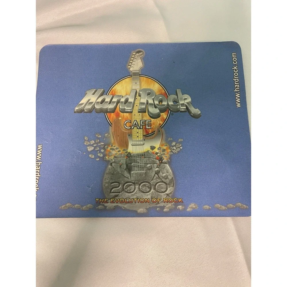 Hard Rock cafe mouse Pad Millennium 2000 Evolution of Rock‎ Design Bin P